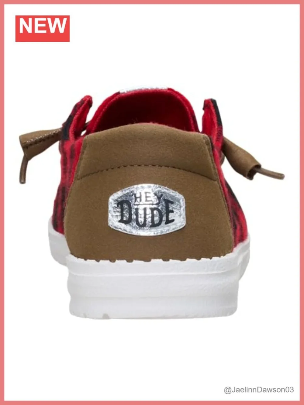 Plaid Textile Slip On Loafer Lightweight Comfortable Women's Shoe